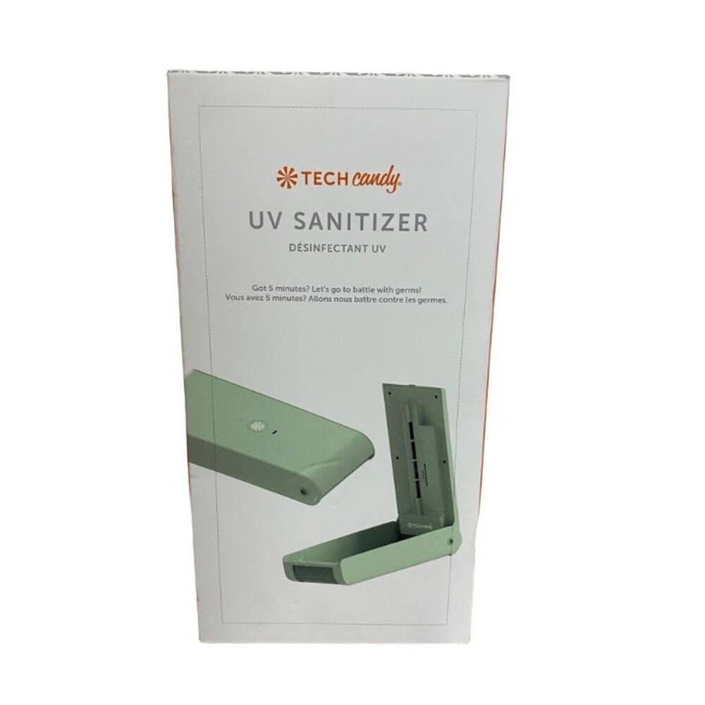 NWB Tech Candy UV Sanitizer Phone NEW IN BOX   Kills 99% Of Germs In 5min